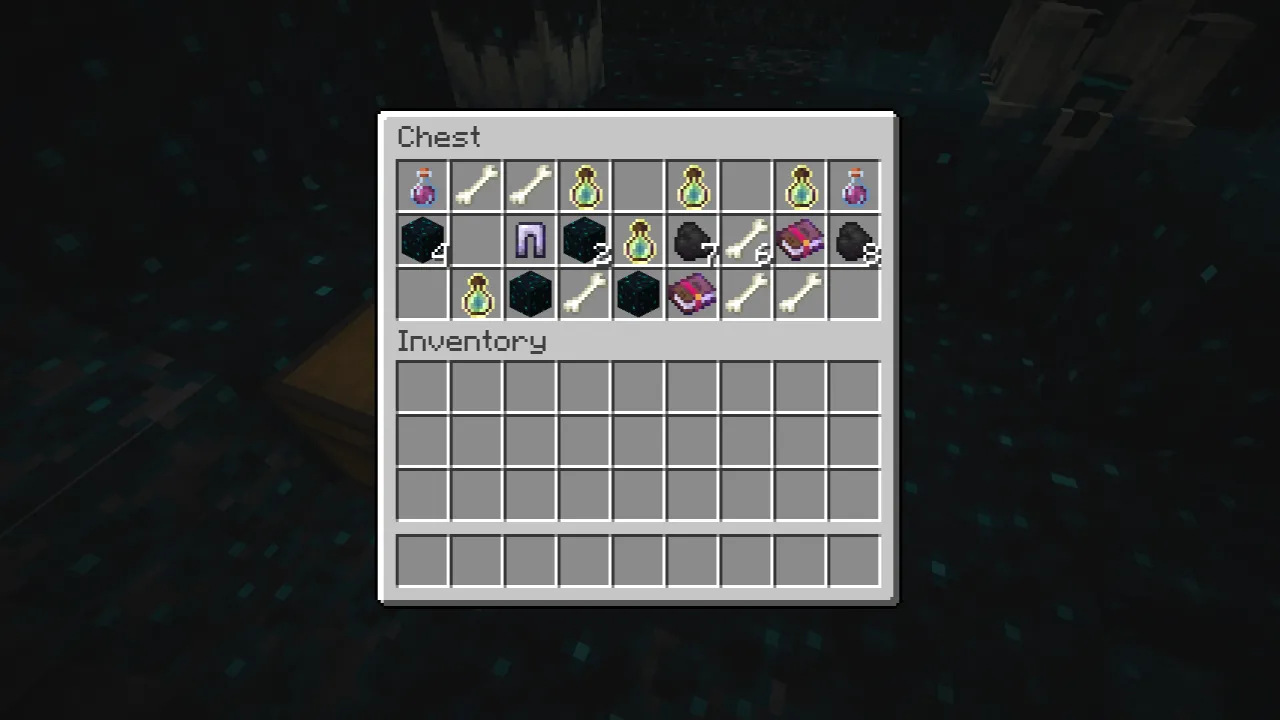 Open Ancient City chest displaying Swift Sneak III book and Silence Armor Trim loot