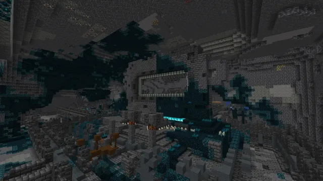 So finden Sie eine antike Stadt in Minecraft